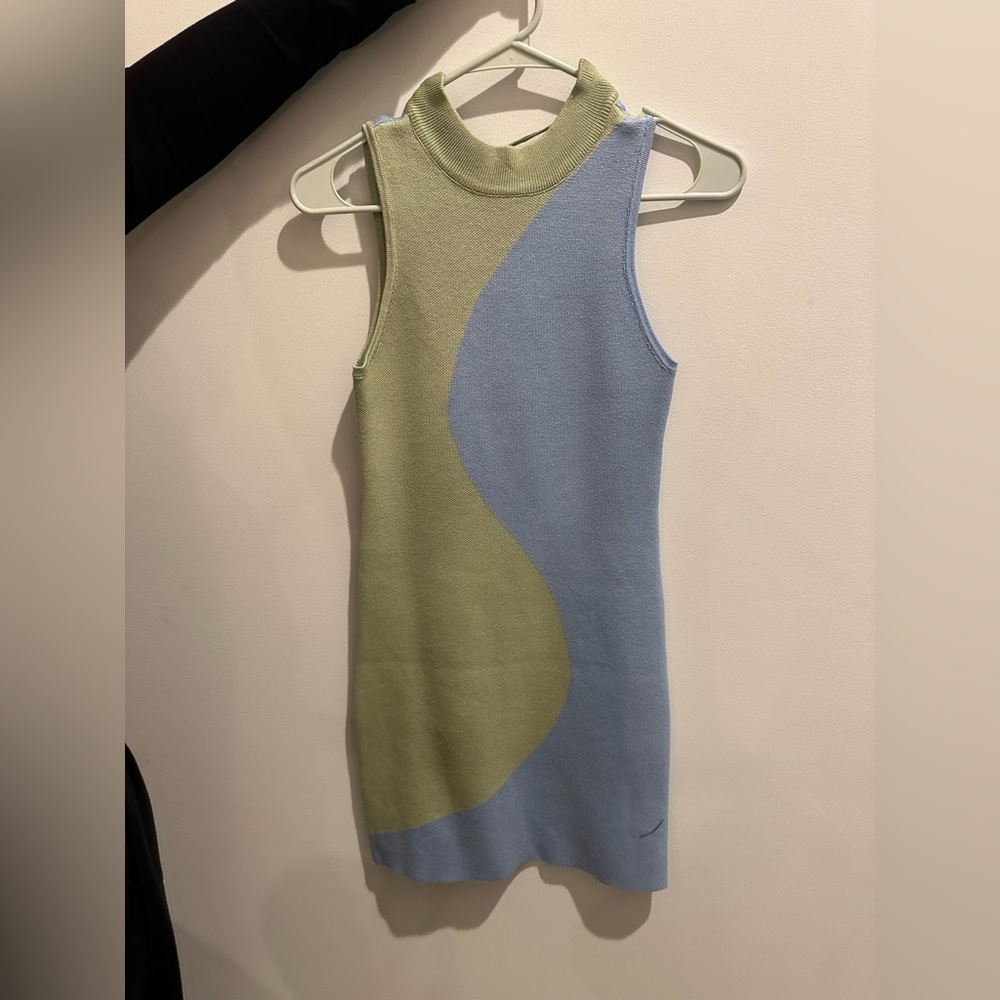 vrg grl verge girl mock neck knit mini dress